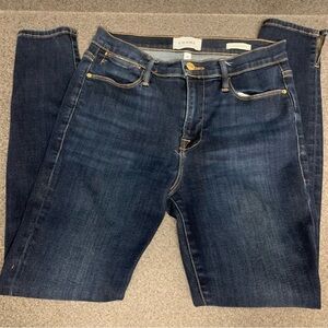 Frame Women's Le High Skinny Denim Slit Ankle Jeans 27